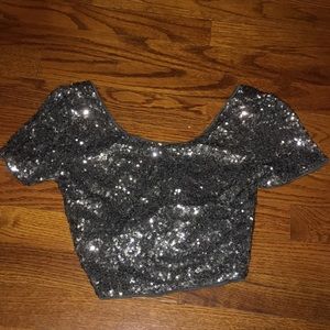 Sequence crop top